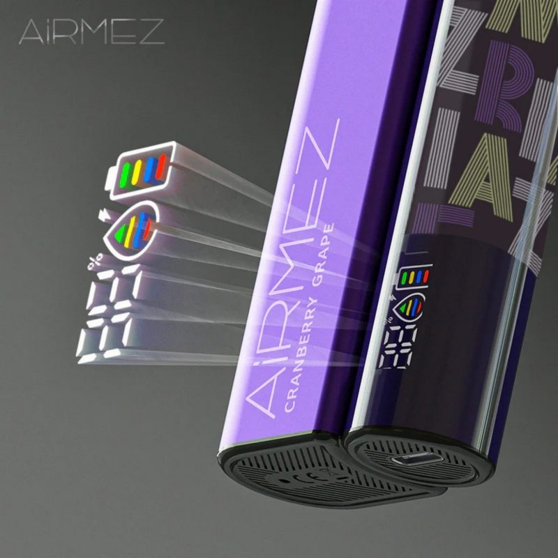 AIRMEZ 20000 Züge-Digital Display-Einweg-Dampfer