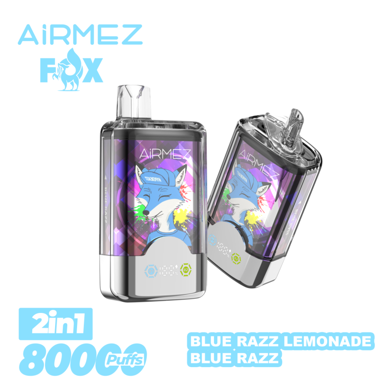 Airmez FOX 80K 2in1-BLUE RAZZ LEMONADE, BLUE RAZZ
