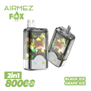 Airmez FOX 80K 2in1-GRAPE ICE, BLACK ICE
