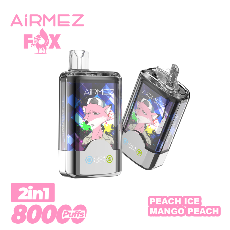 Airmez FOX 80K 2in1-PEACH ICE, MANGO PEACH