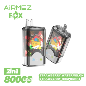 Airmez FOX 80K 2in1-STRAWBERRY WATERMELON&Strawberry Raspberry