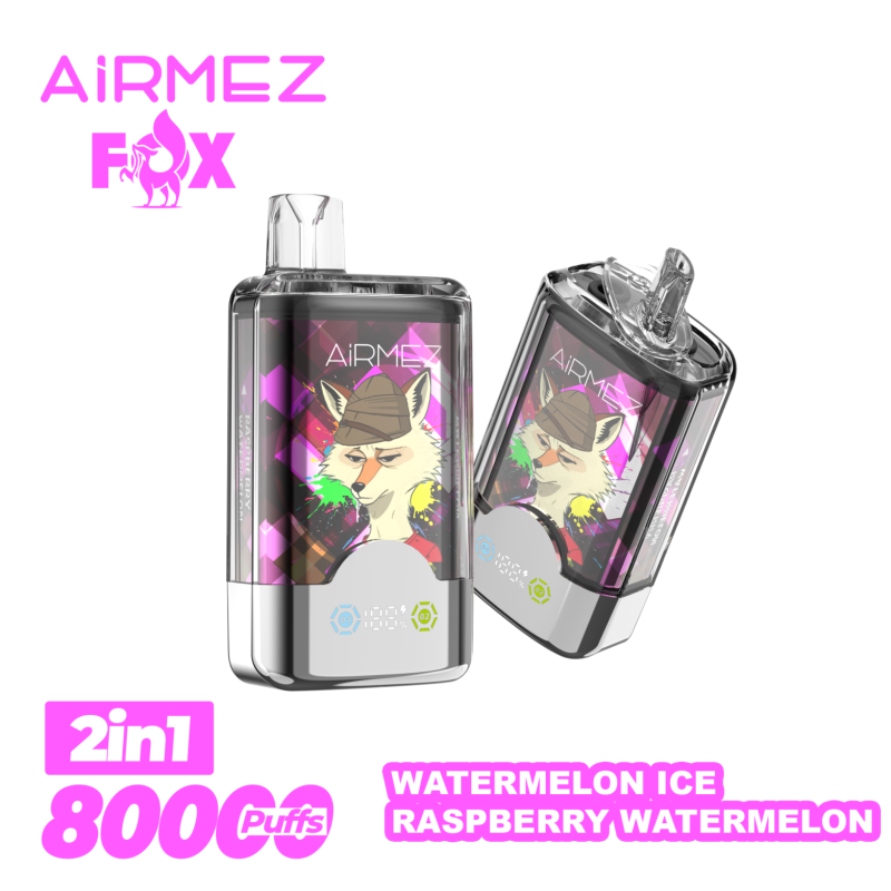 Airmez FOX 80K 2in1-WATERMELON ICE, RASPBERRY WATERMELON