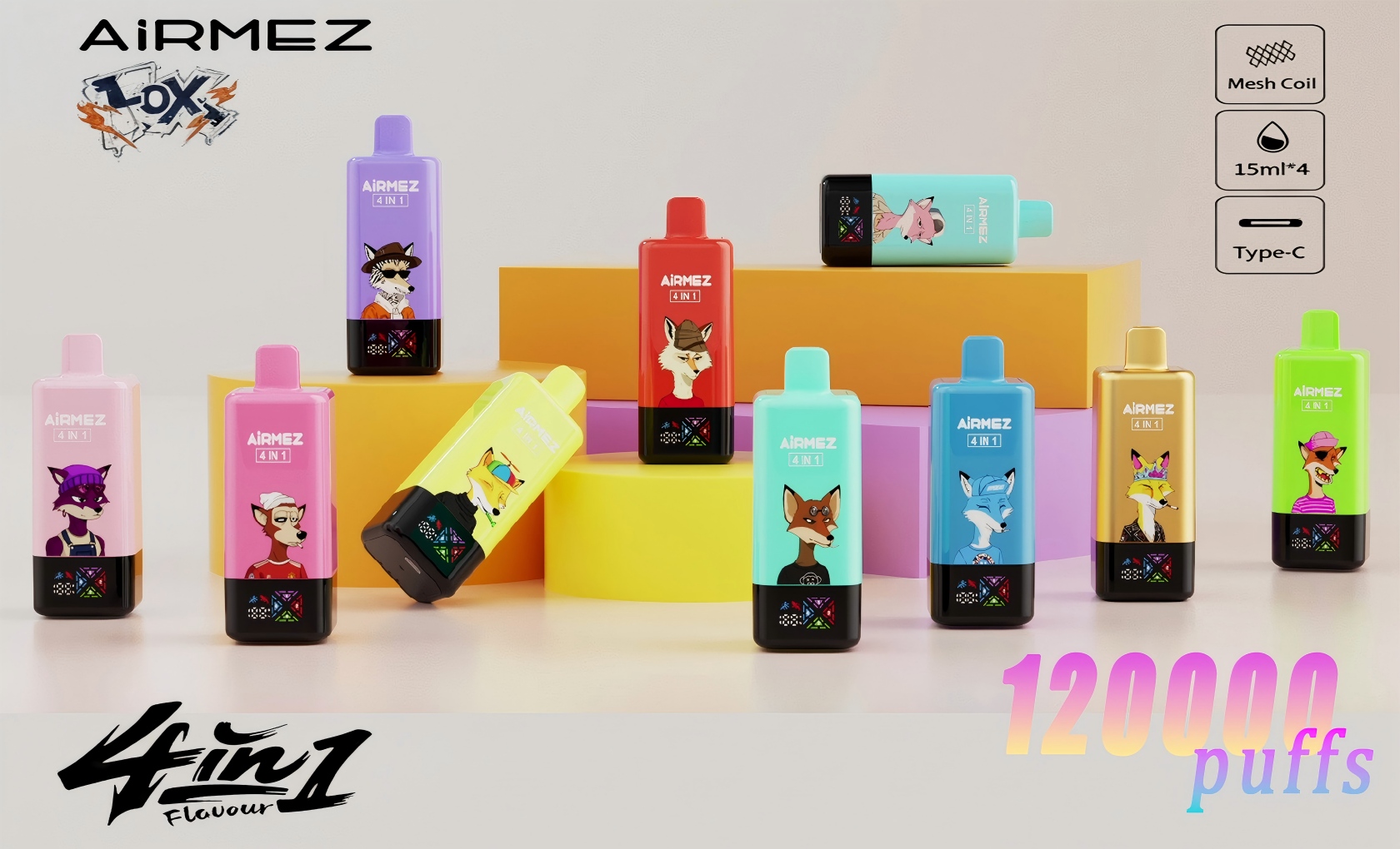 Airmez Fox 120K 4 in1