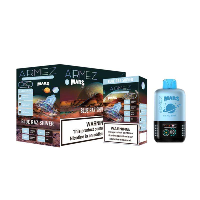 Airmez Mars 20000 puffs-BLUE RAZ SHIVER