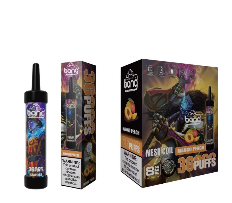 Bang 36000 puffs-peach mango