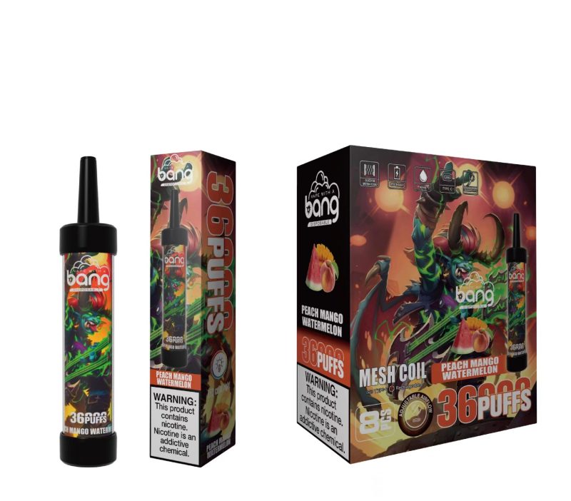 Bang 36000 puffs-peach mango watermelon
