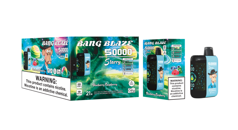 Bang Blaze Starry 50000-Blueberry Raspberry