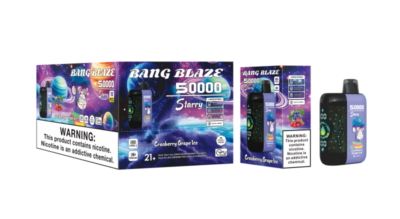 Bang Blaze Starry 50000-Cranberry Grape Ice