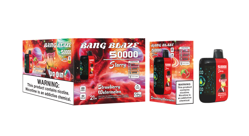 Bang Blaze Starry 50000-Strawberry Watermelon