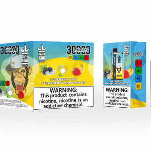Bang King 30000 Züge-Blaubeere Eis & Erdbeere und Banane