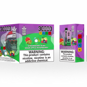 Bang King 30000 Züge-Erdbeere Kiwi & Saurer Apfel Himbeere