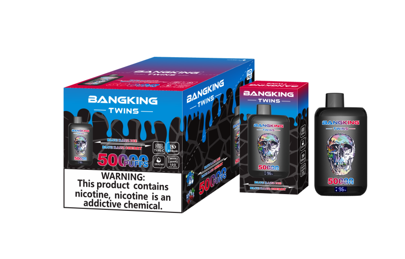 Bang King Twins 50K-Blue Razz Ice & Blue Razz Cherry
