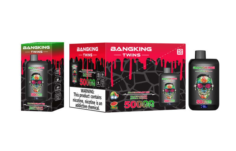 Bang King Twins 50K-Watermelon Ice & Watermelon Hubba Bubba