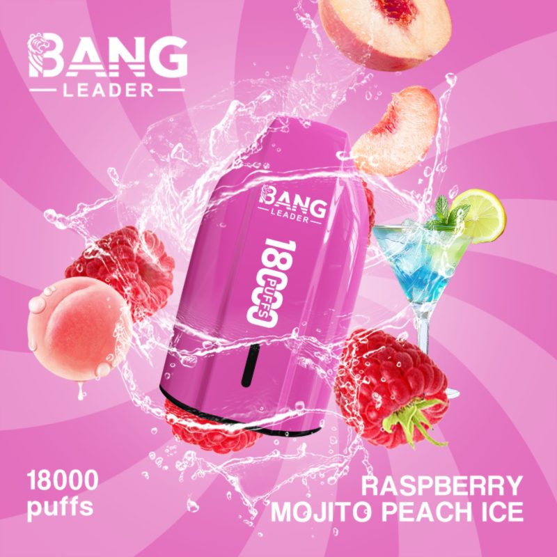 Bang Leader 18000 Züge-Raspberry Mojito Peach Ice