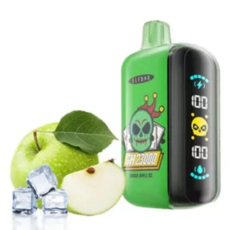 ELF BAR GH 23000 puffs-Green Apple lce
