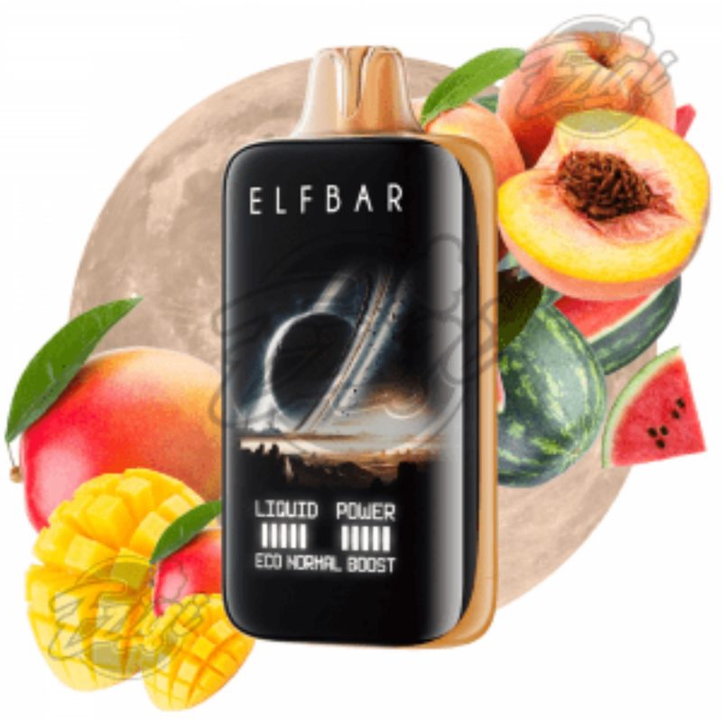 ELF BAR Moon Night 40000 puffs-peach mango watermelon