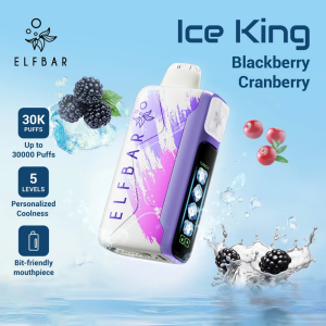 ELFBAR ICE KING 30000 puffs-Blackberry Cranberry