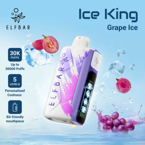 ELFBAR ICE KING 30000 puffs-Grape Ice