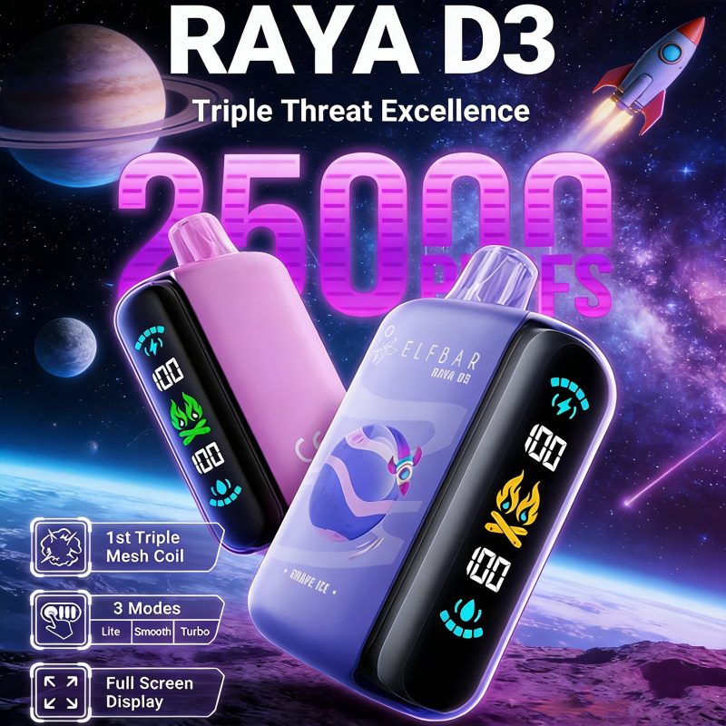 Elf Bar Raya D3 25000 puffs