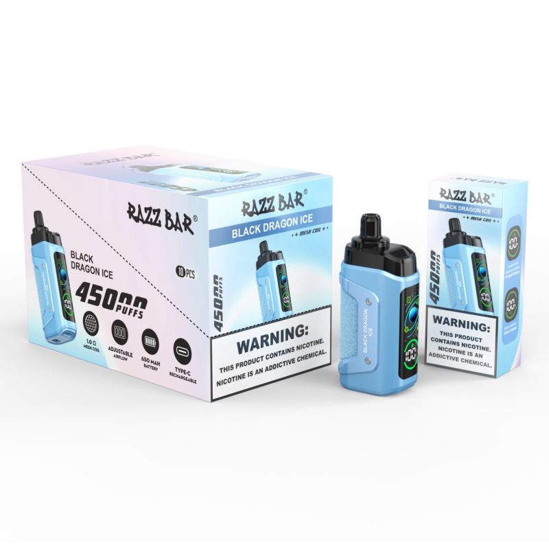 Razz bar 45000 puffs-Black Dragon Ice