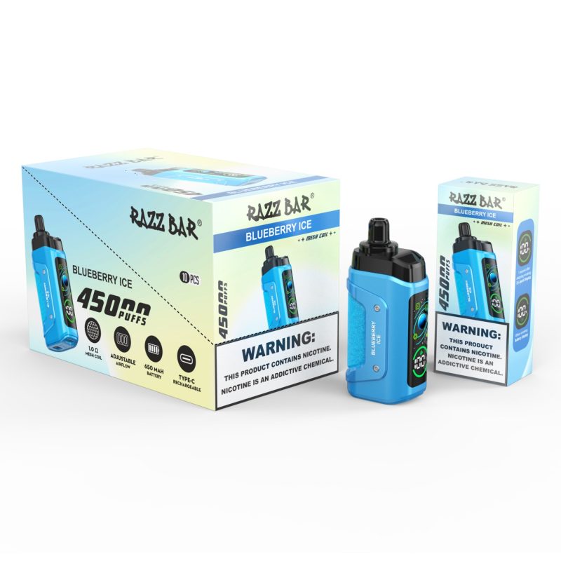Razz bar 45000 puffs-Blueberry ice