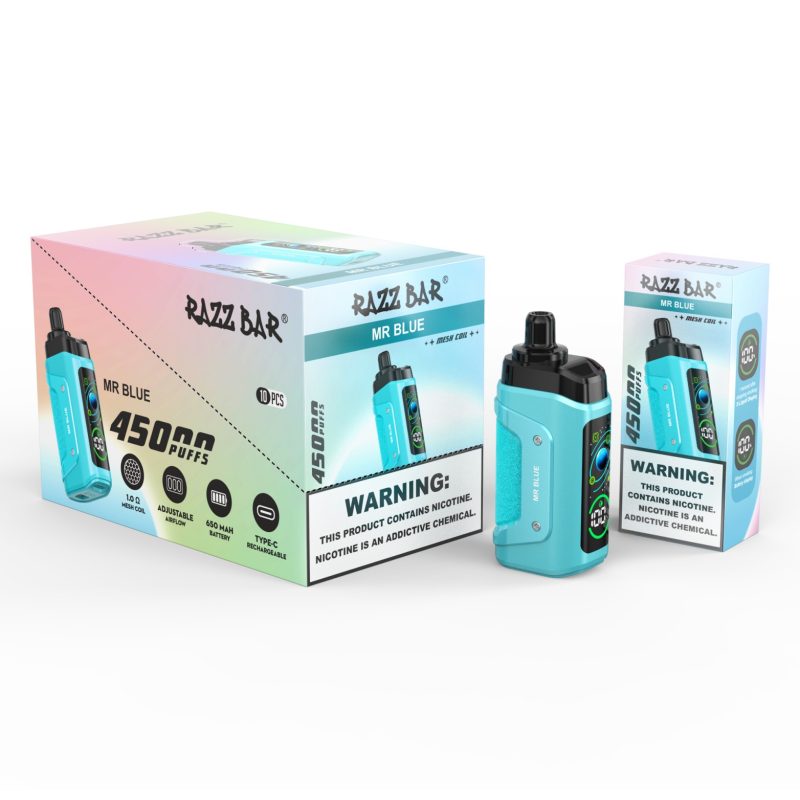 Razz bar 45000 puffs-Mr blue