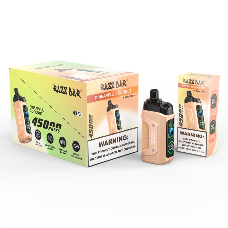 Razz bar 45000 puffs-Pineapple coconut