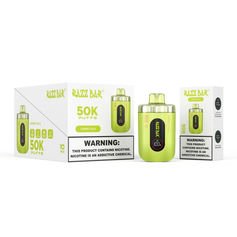 Razz bar 50K puffs-Cherry cola