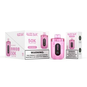 Razz bar 50K puffs-Pink Lemonade