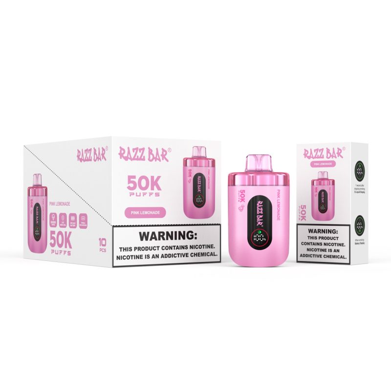 Razz bar 50K puffs-Pink Lemonade