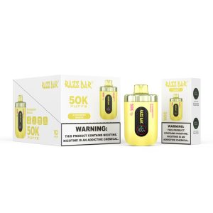 Razz bar 50K puffs-Strawberry Banana