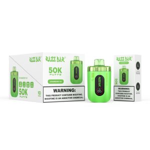 Razz bar 50K puffs-Strawberry ice