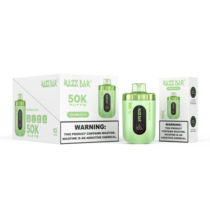Razz bar 50K puffs-Watermelon ice