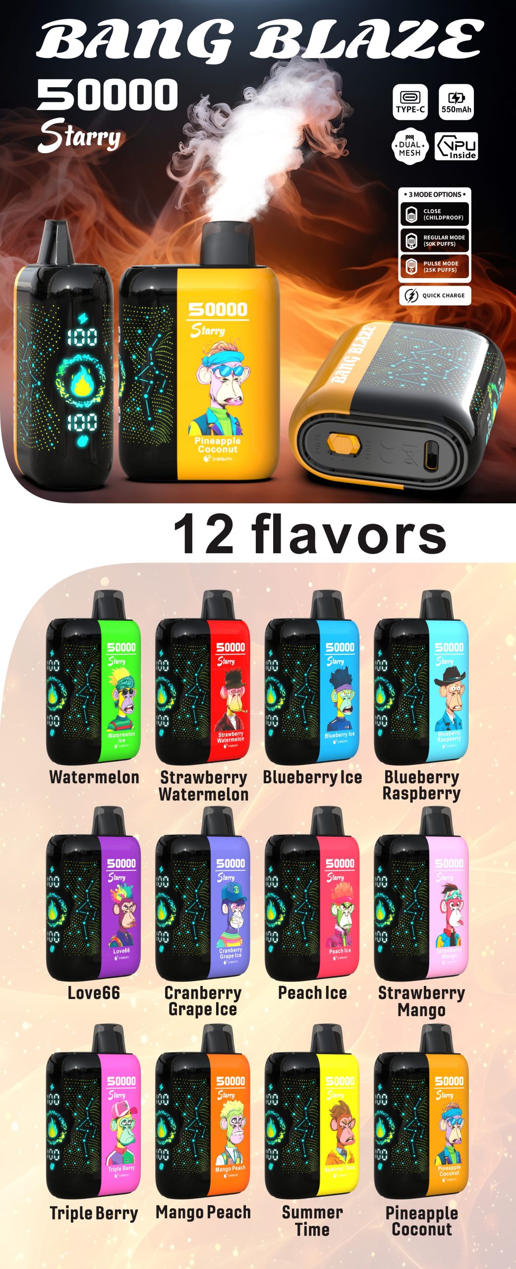 bang blaze starry 50K