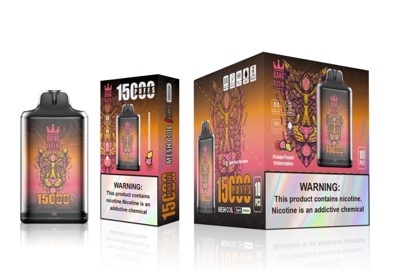 bang box 15000 puffs- Mango Peach Watermelon