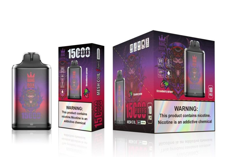 bang box 15000 puffs- Strawberry grape