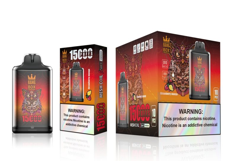 bang box 15000 puffs- Strawberry mango