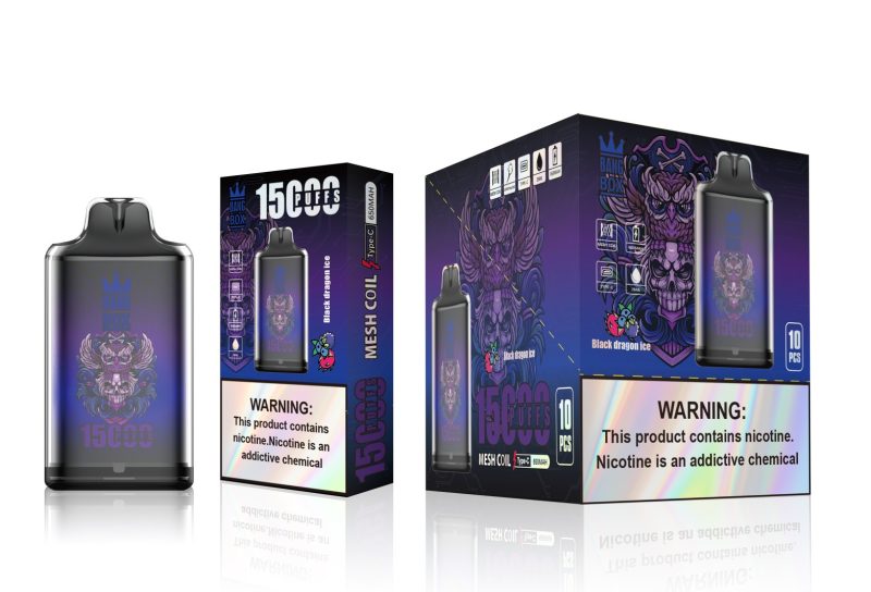 bang box 15000 puffs- black dragon ice