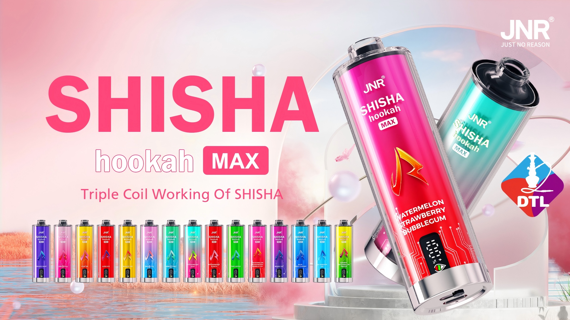 JNR shisha max 22K puffs