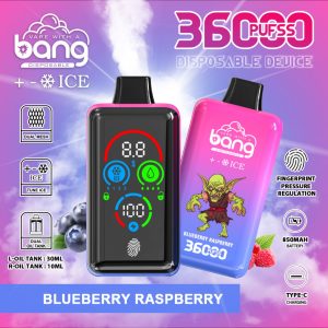 Bang 36000 Ice Level-Blueberry Raspberry
