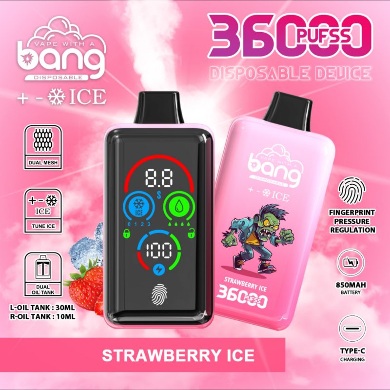 Bang 36000 Ice Level-Strawberry Ice