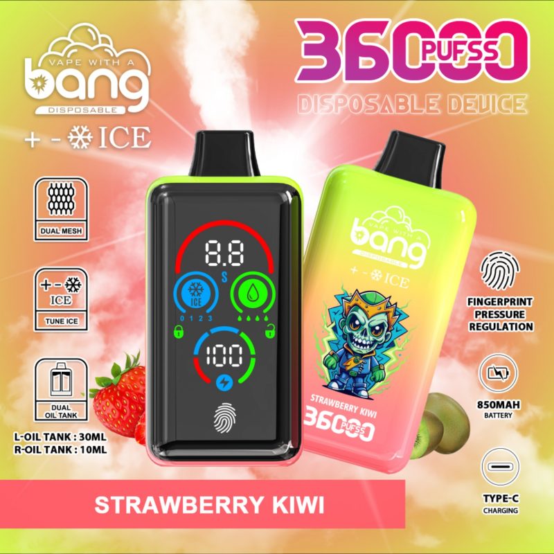 Bang 36000 Ice Level-Strawberry Kiwi