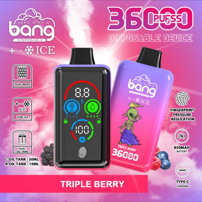Bang 36000 Ice Level- TRIPLE BERRY