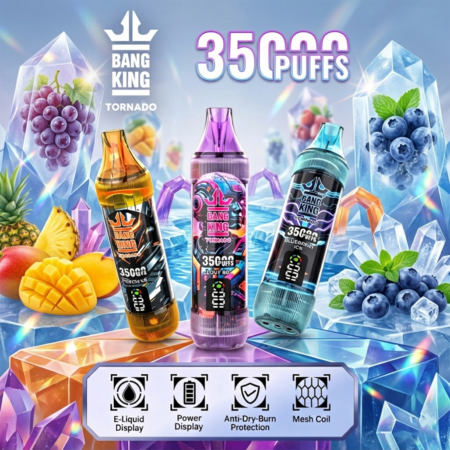 Bang King Tornado 35000 Puffs