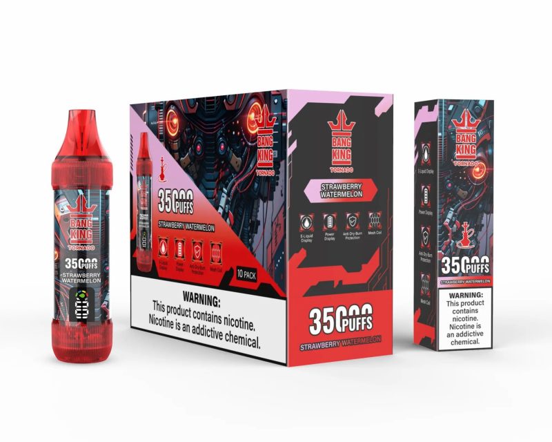 Bang King Tornado 35K Puffs-Strawberry Watermelon