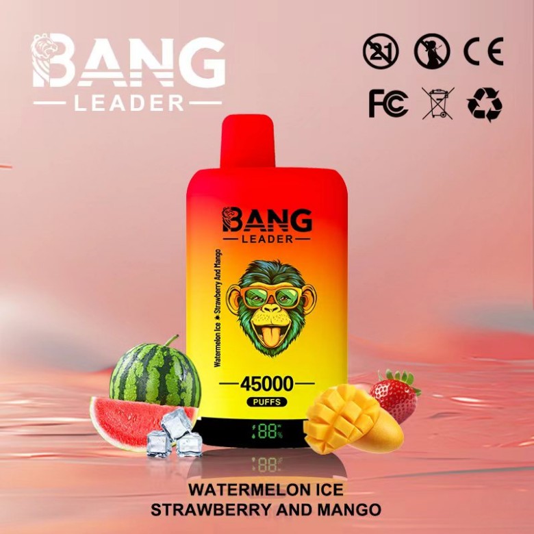 Bang Leader 45000 Puffs-Watermelo Ice & Strawberry and Mango