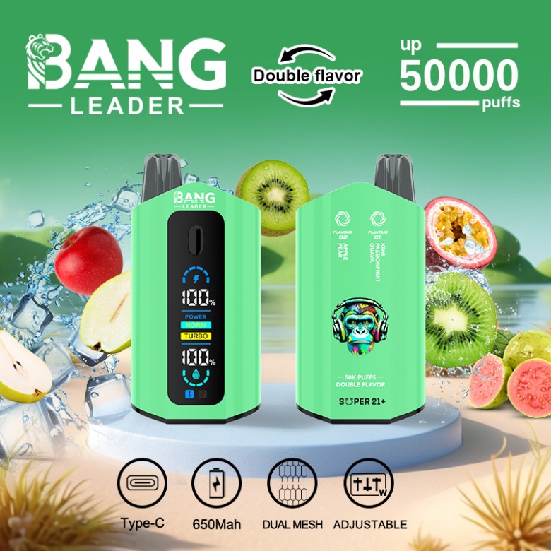 Bang Leader 50k Puffs-Pear Kiwi Passion Fruit Guava