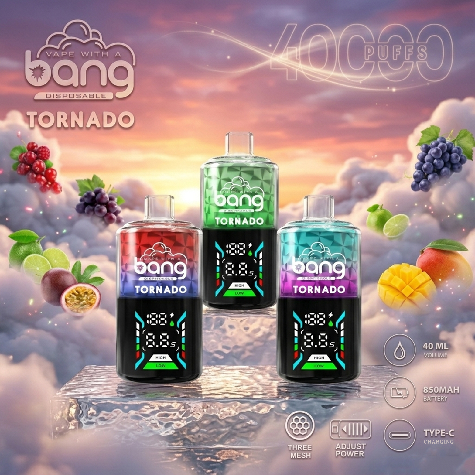 Bang Tonardo 40000 shisha