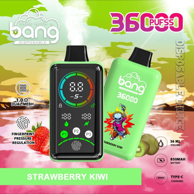 Bang vape 36000-Strawberry-Kiwi