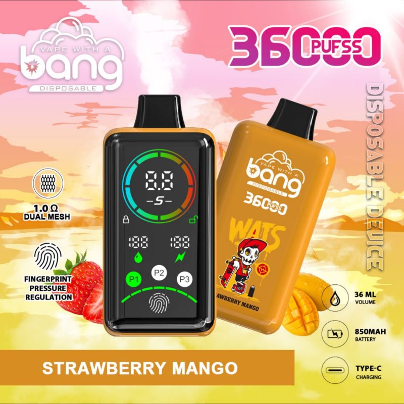 Bang vape 36000-Strawberry-Mango